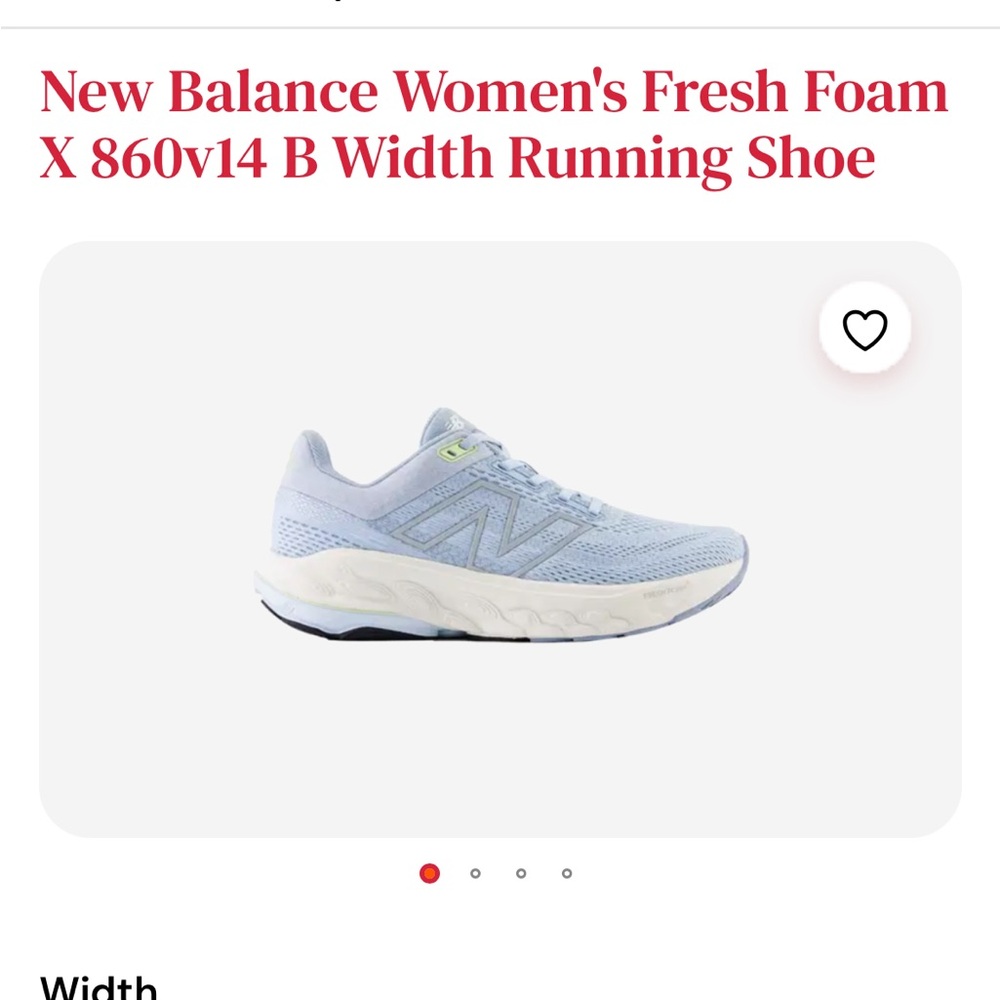 New Balance Blue Athletic Shoes Fresh Foam X 860v14
